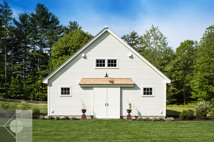 1812 Farm: Service - Utility Building in Bristol, Maine by Phelps Architects.