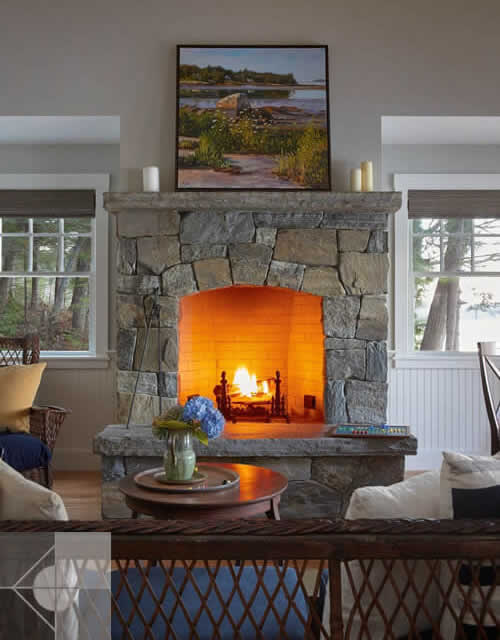 New Harbor, Maine residence architectural design by Phelps Architects.
