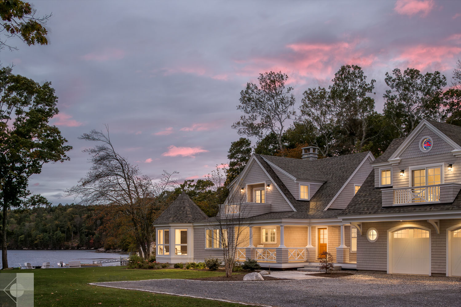 Residence & Carriage House, Boothbay Harbor, ME by Michelle B. Phelps, Assoc. AIA.