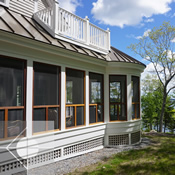 Bristol, Maine residence architectural design by Phelps Architects.