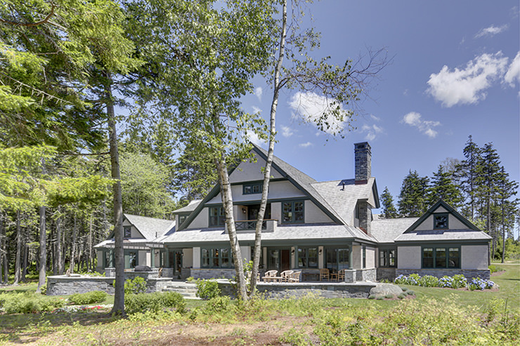 Portfolio image of a residential architectural design in Cushing, Maine by Michelle/Steve Smith.