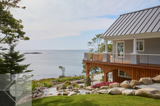 New Harbor, Maine home designed by Phelps Architects.