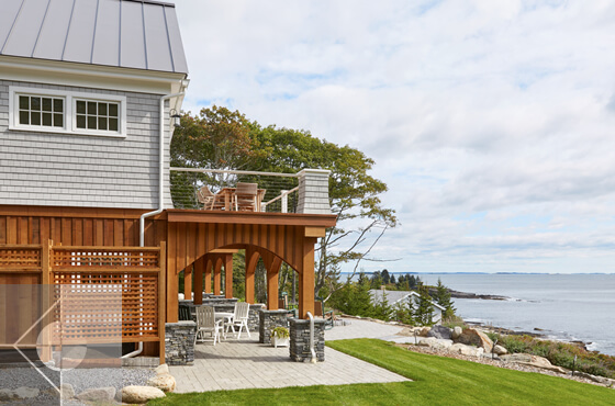 New Harbor, Maine home designed by Phelps Architects.