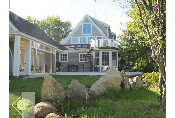Renovations and addition to Port Clyde, Maine residence by Phelps Architects.