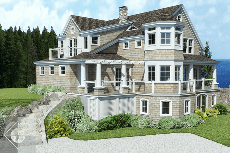 Link to the Round Pond Harbor home model designed by Phelps Architects.