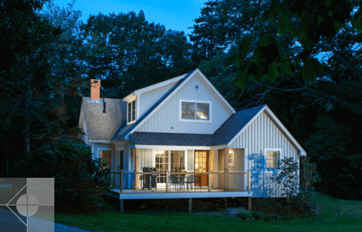 Rutherford Island, Maine residence by Michelle B. Phelps, Assoc. AIA.