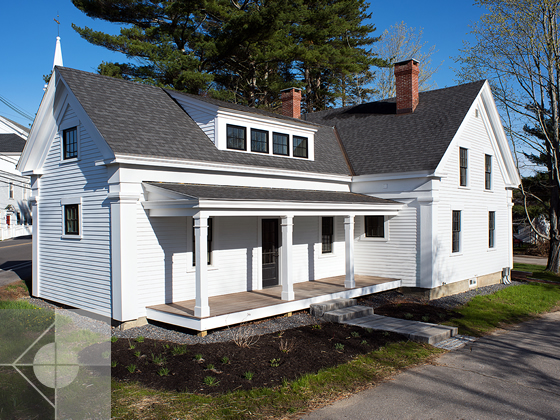 In-town professional office building renovation by Phelps Architects.
