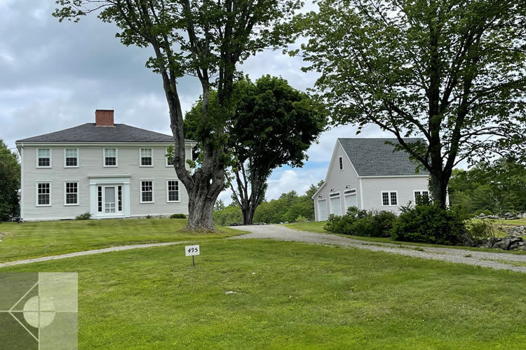 Historic home and barn, image taken from street view.