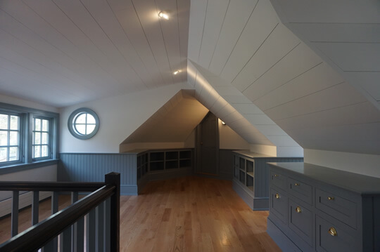 Bristol, Maine residence architectural design by Phelps Architects.