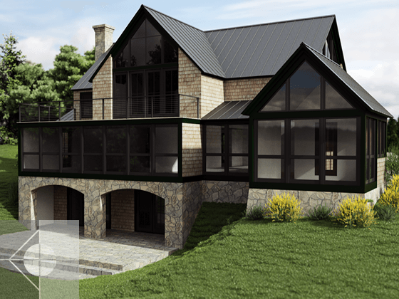 Portfolio image of a sustainable/green renovation of a home in Barter Island, Maine by Phelps Architects