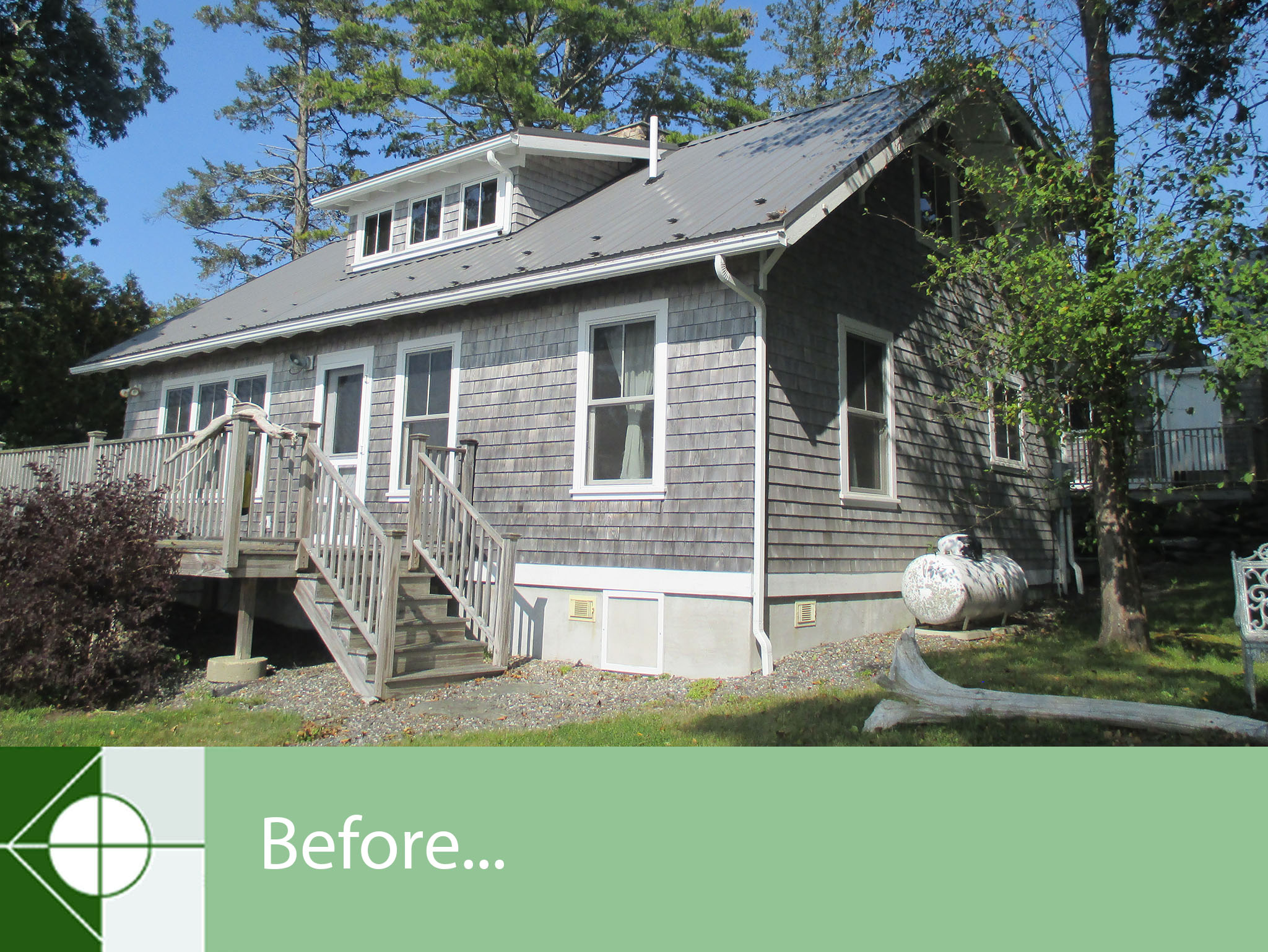 Belfast, Maine home renovation by Phelps Architects.