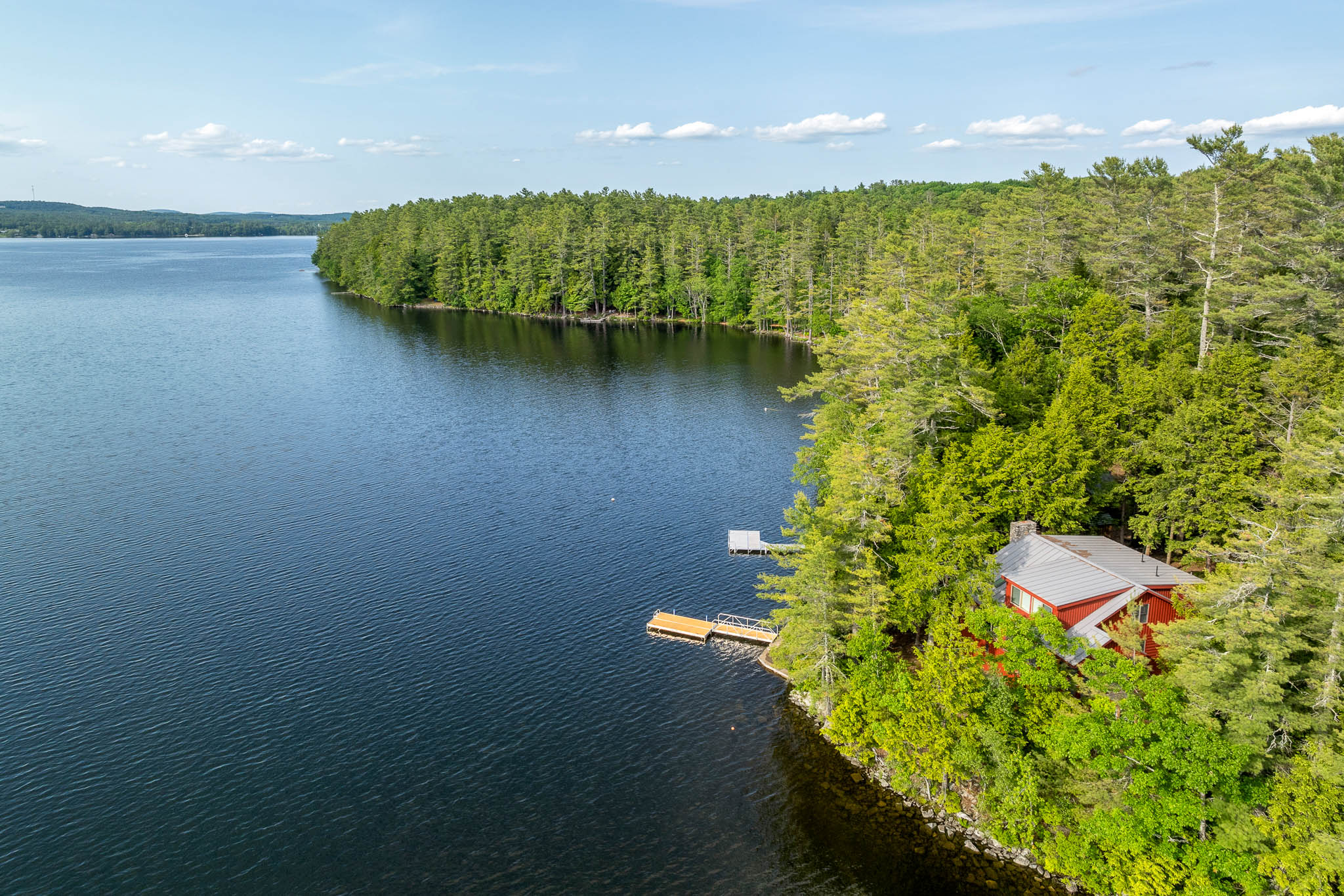 Damariscotta Lake, Jefferson, ME renovation by Phelps Architects.