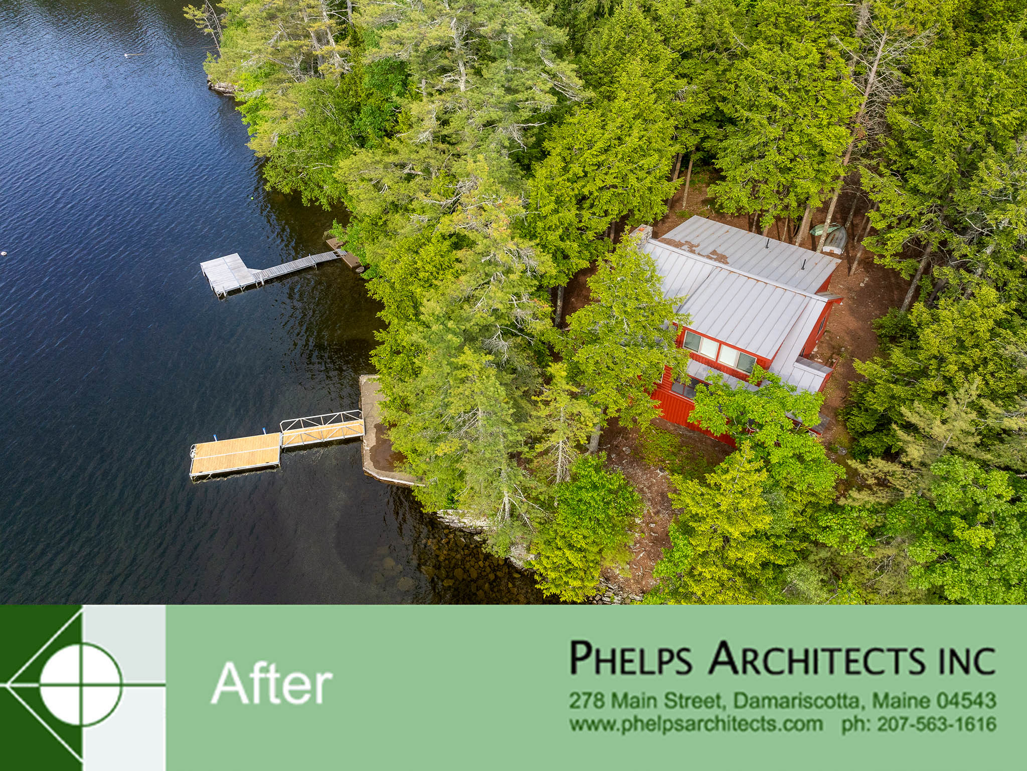 Walpole, Maine home renovation by Phelps Architects.