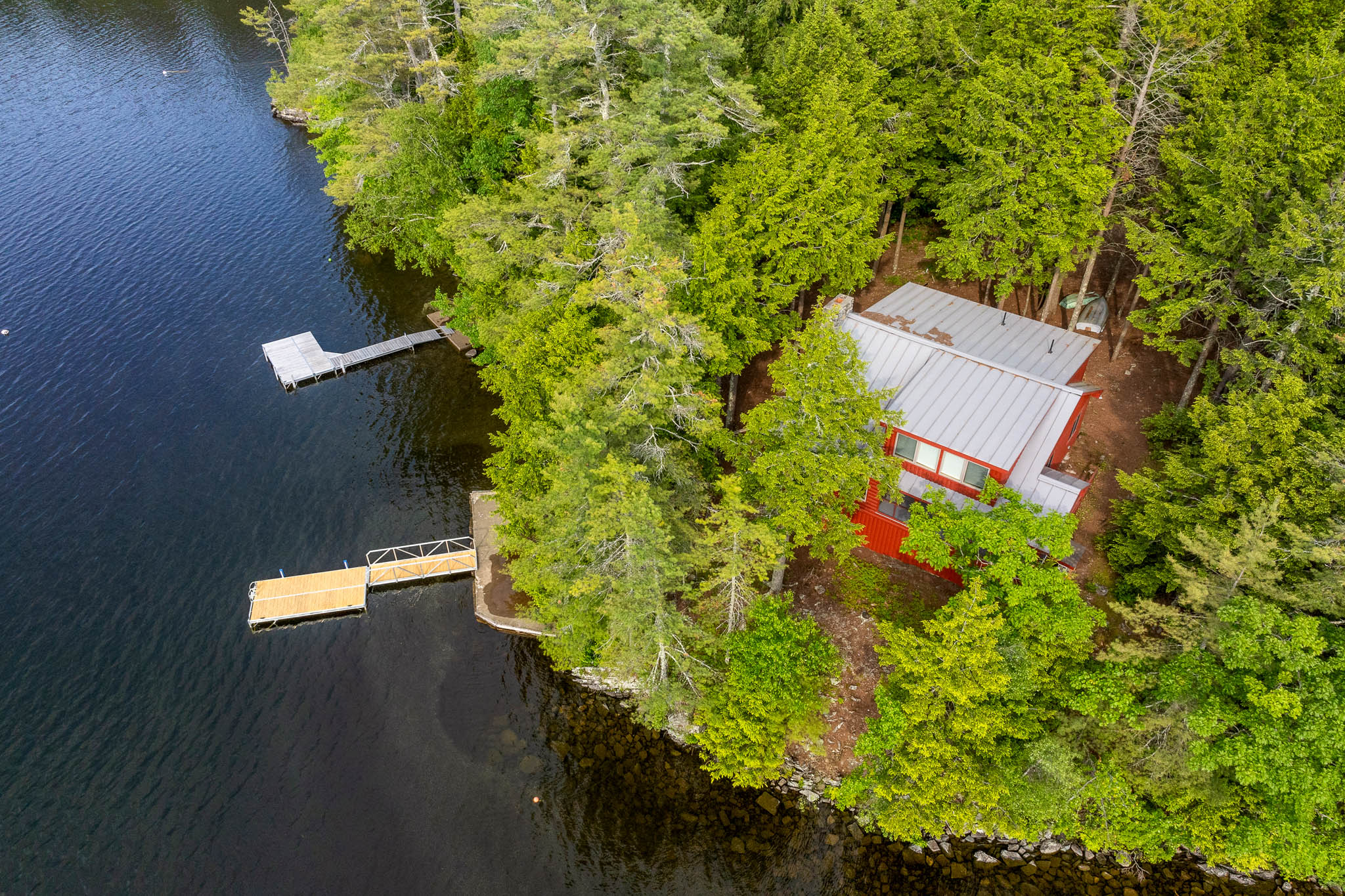 Damariscotta Lake, Jefferson, ME Renovations by Phelps Architects.