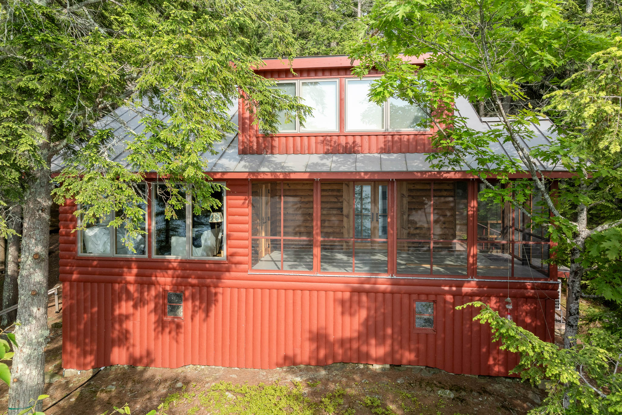 Damariscotta Lake, Jefferson, ME renovation by Phelps Architects.