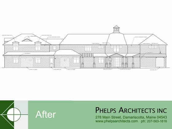 New entry for an existing cottacte by Phelps Architects.