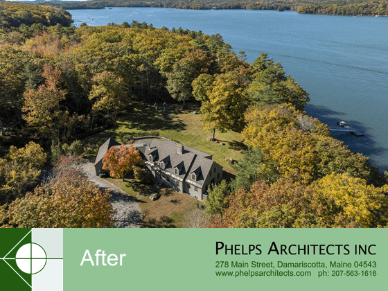 Complete ell and garage renovation by Phelps Architects.