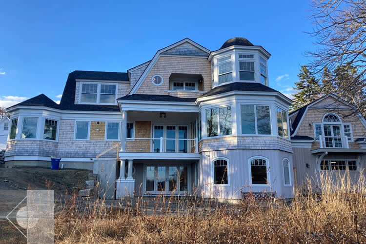 Shingle style carriage house in Brooksville, ME by Michelle B. Phelps, Assoc. AIA.