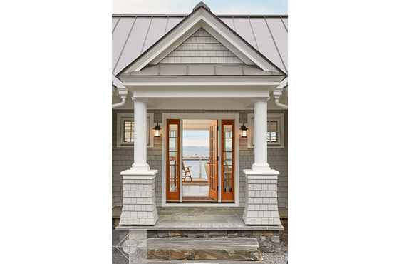 New Harbor, Maine home designed by Phelps Architects.