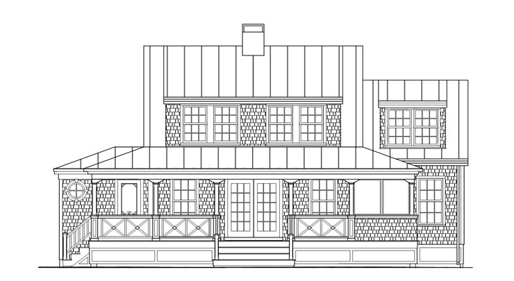 Summer cottage renovation to South Bristol, Maine residence by Phelps Architects.