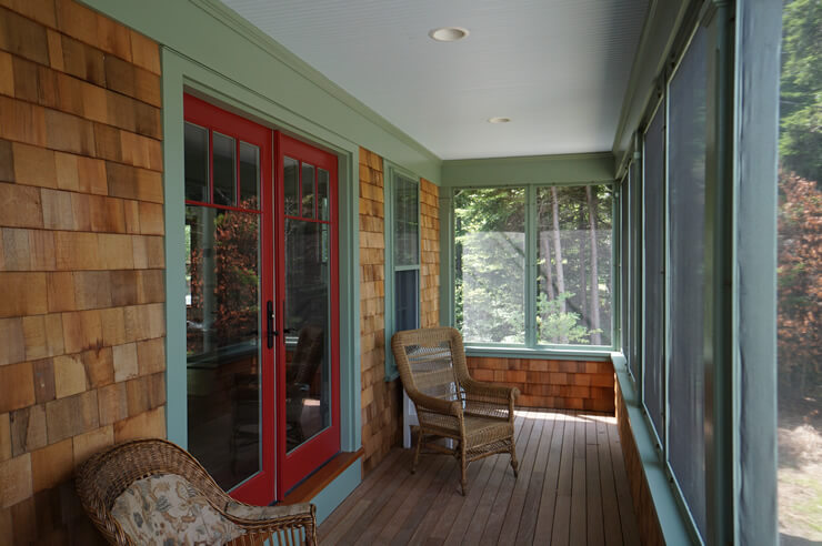 Summer cottage renovation to South Bristol, Maine residence by Phelps Architects.