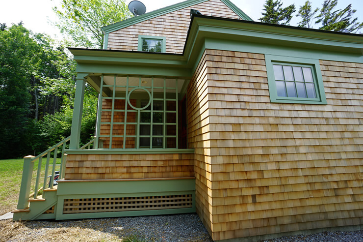 Summer cottage renovation to South Bristol, Maine residence by Phelps Architects.