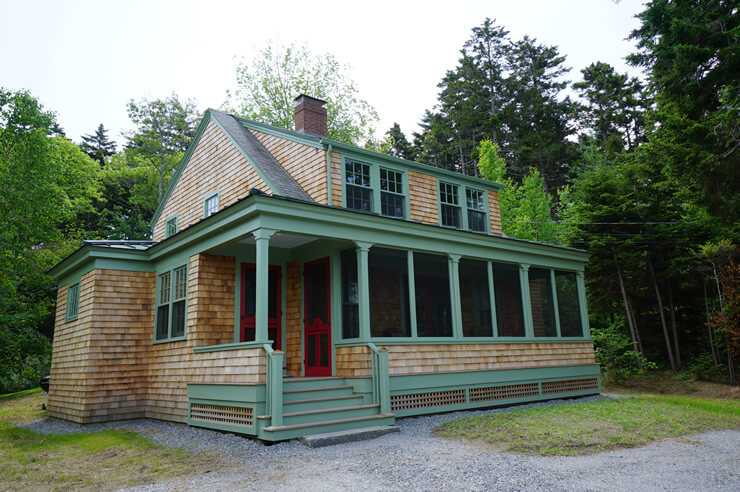 Summer cottage renovation to South Bristol, Maine residence by Phelps Architects.