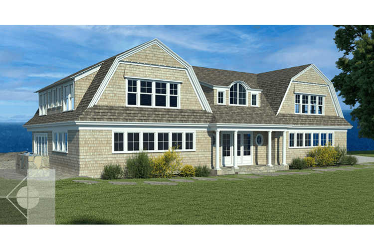 Model of new Southport Island, Maine home designed by Phelps Architects.