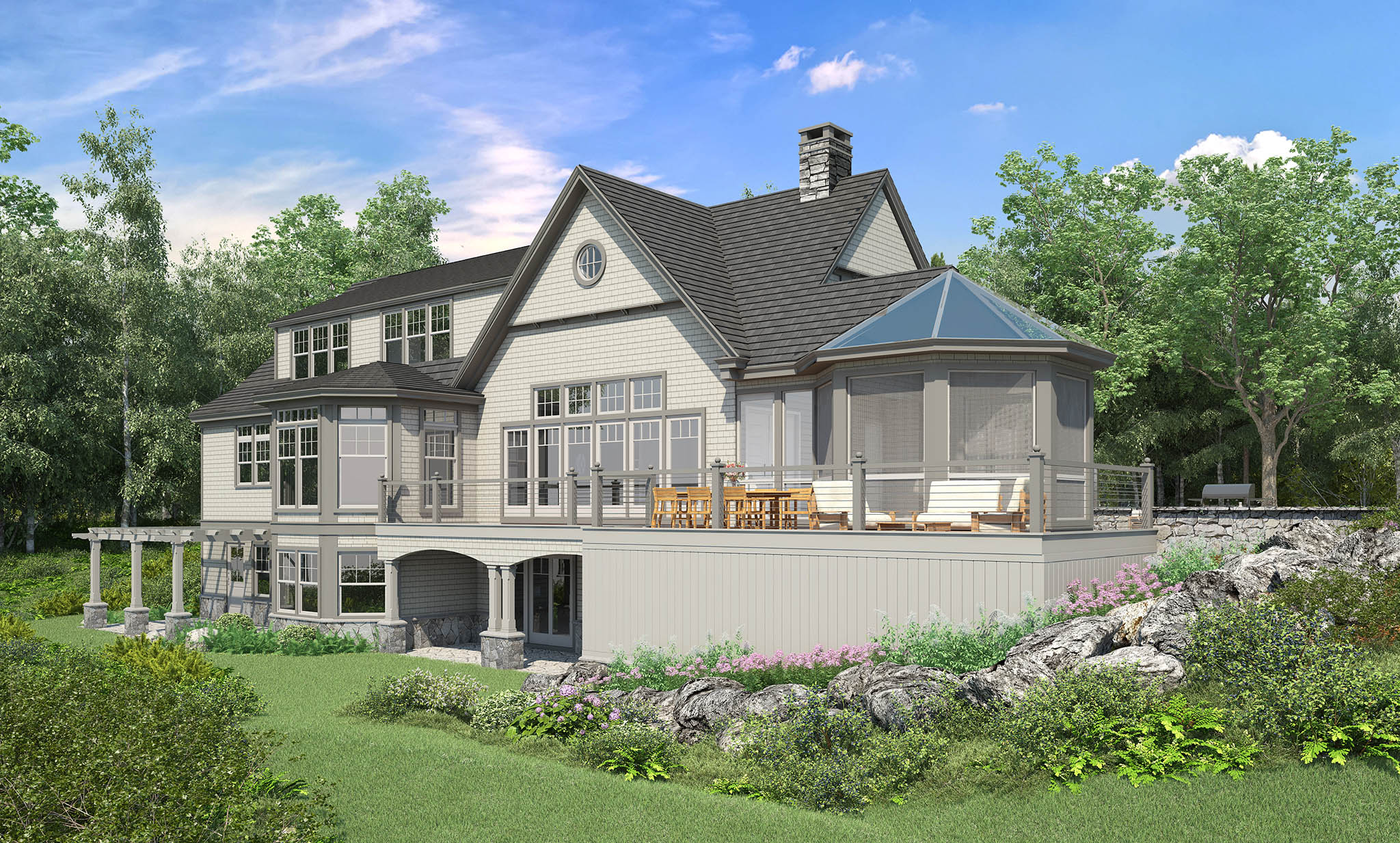 Walpole, Maine renovation by Phelps Architects.